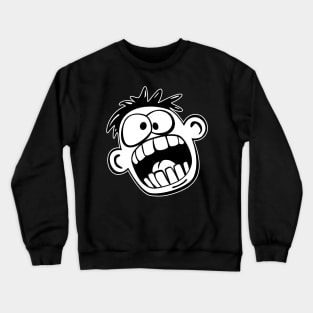 Funny Face Cartoon Crewneck Sweatshirt